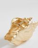 ASOS DESIGN ASOS DESIGN hair claw clip with conch shell design in brushed gold tone - 2