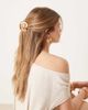ASOS DESIGN ASOS DESIGN hair claw with matte shell design in gold tone - 2