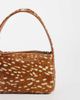 ASOS DESIGN ASOS DESIGN hair on leather grab bag in deer print-Multi - 4
