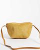ASOS DESIGN ASOS DESIGN hair on leather mini flap top crossbody bag in chartreuse-Green - 2