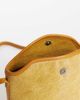 ASOS DESIGN ASOS DESIGN hair on leather mini flap top crossbody bag in chartreuse-Green - 3