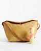 ASOS DESIGN ASOS DESIGN hair on leather mini flap top crossbody bag in chartreuse-Green - 4