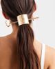 ASOS DESIGN ASOS DESIGN hair pin in textured brushed gold tone - 1