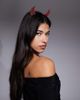 ASOS DESIGN ASOS DESIGN Halloween headband with devil horns in red - 3