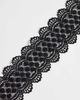 ASOS DESIGN ASOS DESIGN Halloween wide choker necklace in black lace-MULTI - 1