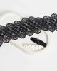 ASOS DESIGN ASOS DESIGN Halloween wide choker necklace in black lace-MULTI - 3