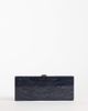 ASOS DESIGN ASOS DESIGN hard case clutch in gray marble-Silver - 1