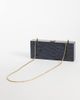 ASOS DESIGN ASOS DESIGN hard case clutch in gray marble-Silver - 4