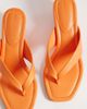 ASOS DESIGN ASOS DESIGN Harlow flip flop wedge sandals in orange - 2