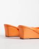 ASOS DESIGN ASOS DESIGN Harlow flip flop wedge sandals in orange - 3