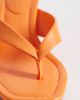 ASOS DESIGN ASOS DESIGN Harlow flip flop wedge sandals in orange - 4