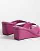 ASOS DESIGN ASOS DESIGN Harlow toe thong wedge sandals in purple - 3