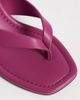 ASOS DESIGN ASOS DESIGN Harlow toe thong wedge sandals in purple - 4