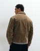 ASOS DESIGN ASOS DESIGN Harrington jacket in tan corduroy-Brown - 3
