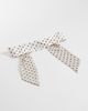 ASOS DESIGN ASOS DESIGN headband with tie detail in black and white polka-dot print-Multi - 1
