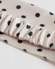 ASOS DESIGN ASOS DESIGN headband with tie detail in black and white polka-dot print-Multi - 3