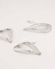 ASOS DESIGN ASOS DESIGN heart shaped silver snap clips pack of 6 - 3