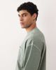 ASOS DESIGN ASOS DESIGN heavyweight boxy oversized long sleeve T-shirt in washed mid green - 4