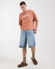 ASOS DESIGN ASOS DESIGN heavyweight boxy oversized t-shirt with street graphic in orange wash - 2