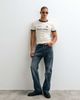 ASOS DESIGN ASOS DESIGN heavyweight muscle ringer T-shirt with football graphic in oatmeal rib-Neutral - 2