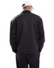 ASOS DESIGN ASOS DESIGN heavyweight oversized jacket in scuba-style fabric in black - 2
