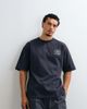ASOS DESIGN ASOS DESIGN heavyweight oversized T-shirt with back graphic in black wash - 2
