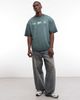 ASOS DESIGN ASOS DESIGN heavyweight oversized T-shirt with street graphics in green wash - 2