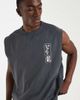 ASOS DESIGN ASOS DESIGN heavyweight oversized tank with dragon graphic in gray wash - 1