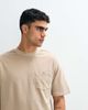 ASOS DESIGN ASOS DESIGN heavyweight relaxed T-shirt with pocket in washed beige-Neutral - 1