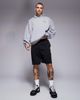ASOS DESIGN ASOS DESIGN heavyweight slim shorts in scuba-style fabric in black - 1
