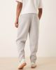ASOS DESIGN ASOS DESIGN heavyweight tapered sweatpants in scuba-style fabric in gray heather - 3