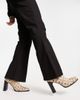 ASOS DESIGN ASOS DESIGN heeled chelsea boots in stone monogram print with toecap detail-Neutral - 2