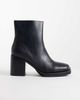 ASOS DESIGN ASOS DESIGN heeled chelsea boots with angled toe in black - 1