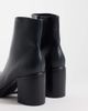 ASOS DESIGN ASOS DESIGN heeled chelsea boots with angled toe in black - 4