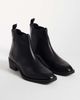 ASOS DESIGN ASOS DESIGN heeled chelsea boots with concealed gusset in black leather - 3