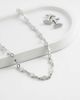 ASOS DESIGN ASOS DESIGN hexagon link chain necklace in silver tone - 2