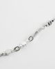ASOS DESIGN ASOS DESIGN hexagon link chain necklace in silver tone - 3