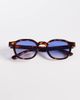ASOS DESIGN ASOS DESIGN hexagon square sunglasses in tortoise with blue lenses-Brown - 3