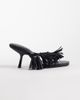 ASOS DESIGN ASOS DESIGN Hibernate tassel mid heeled mules in black - 1