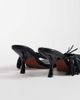 ASOS DESIGN ASOS DESIGN Hibernate tassel mid heeled mules in black - 4