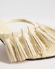 ASOS DESIGN ASOS DESIGN Hibernate tassel trim mid heeled mules in buttermilk-Yellow - 3
