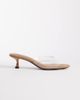 ASOS DESIGN ASOS DESIGN High-five kitten heel mules in clear - 1