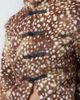ASOS DESIGN ASOS DESIGN high collar formal coat with faux fur cuffs in pony skin-Brown - 2