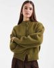 ASOS DESIGN ASOS DESIGN high crew neck cardigan in green - 1