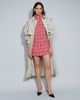ASOS DESIGN ASOS DESIGN high funnel neck mini dress in red boucle-Multi - 2