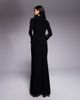 ASOS DESIGN ASOS DESIGN high neck maxi dress with sheer lace godets and layered sleeves in black - 2
