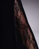ASOS DESIGN ASOS DESIGN high neck maxi dress with sheer lace godets and layered sleeves in black - 3