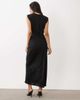 ASOS DESIGN ASOS DESIGN high neck pleated bodice dress in black - 4