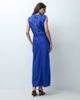 ASOS DESIGN ASOS DESIGN high neck pleated bodice midi dress in cobalt blue - 4