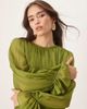 ASOS DESIGN ASOS DESIGN high neck ruched belt detail maxi dress in olive green - 2